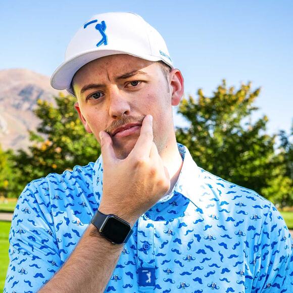 Bogey Bros Golf Co - Mustache Ride - Polo - Picture 2 of 6